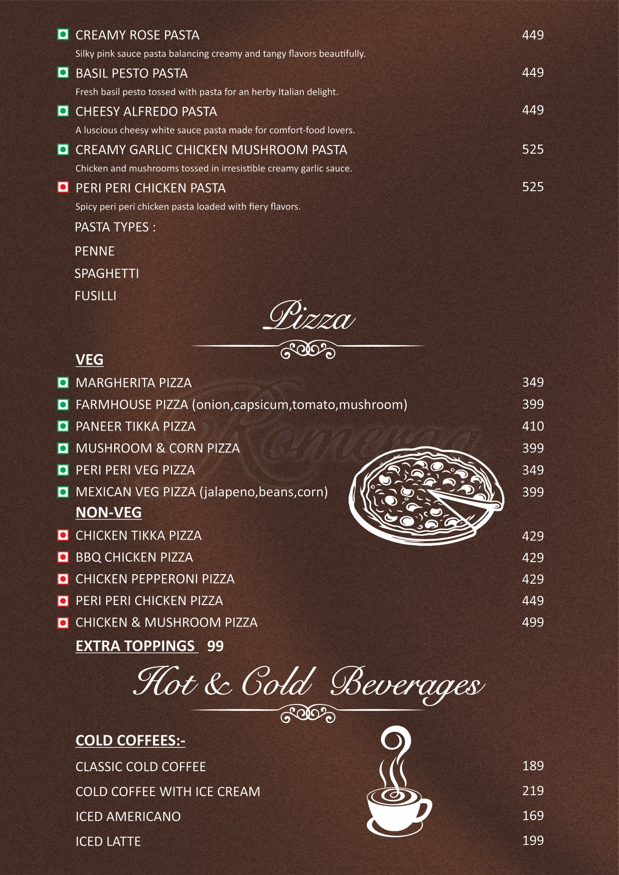 Menu Page 3
