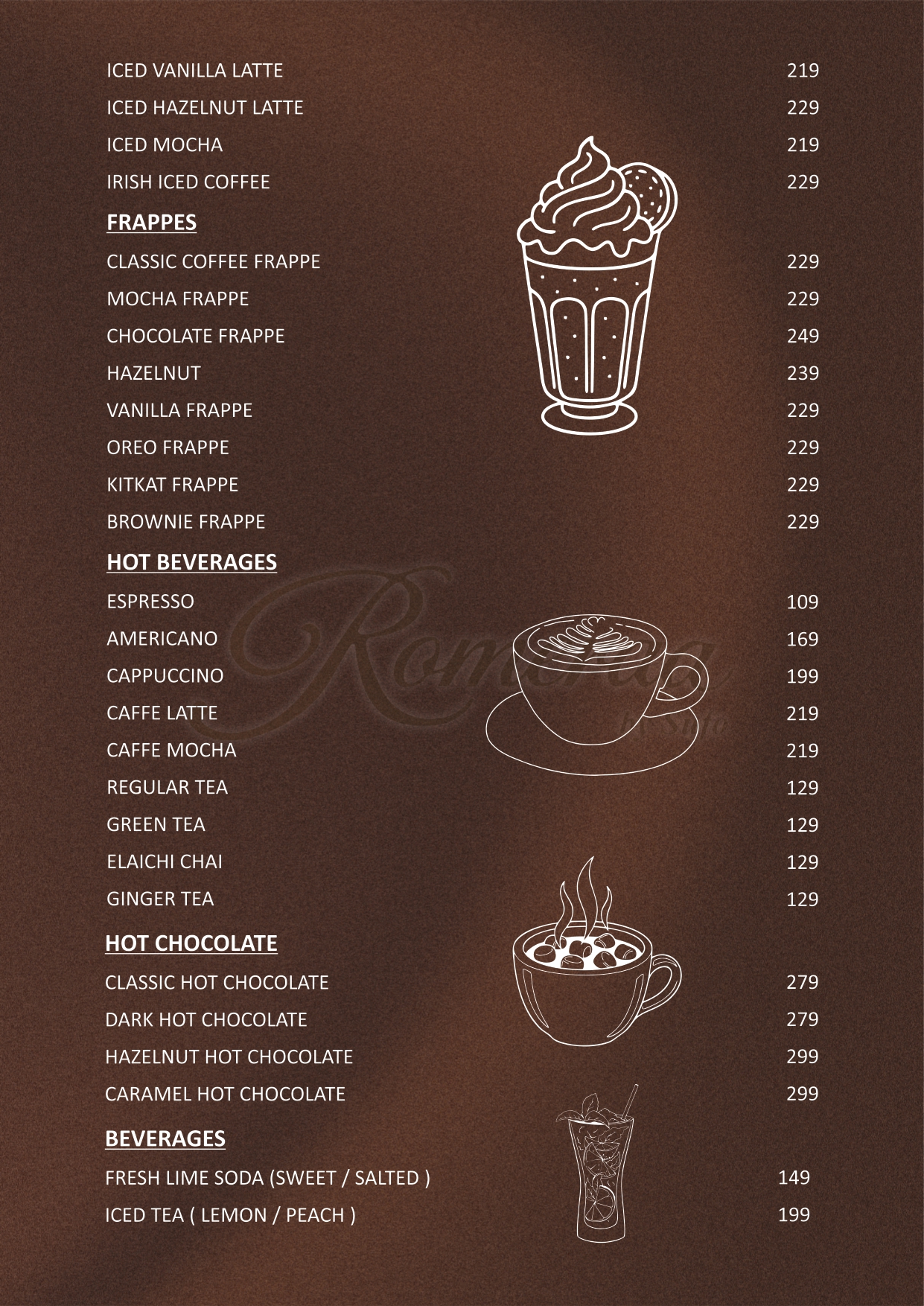 Menu Page 4